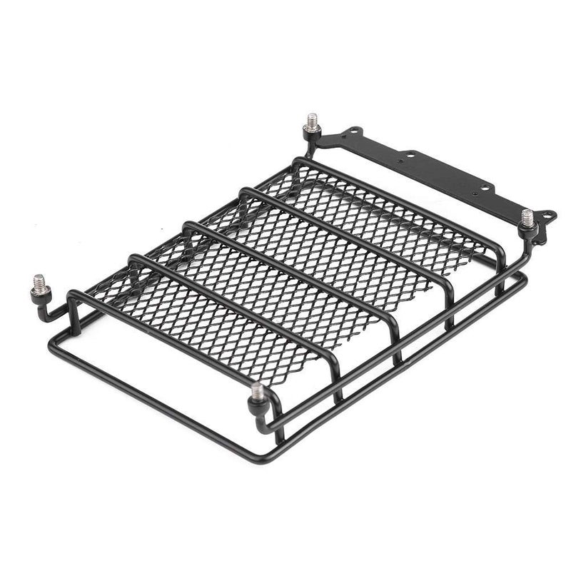 Dilwe RC Roof Rack Luggage, Model Vehicle Accessory Steel Luggage Tray Roof Rack for 1/10 RC Crawler Car(M) - Image 1
